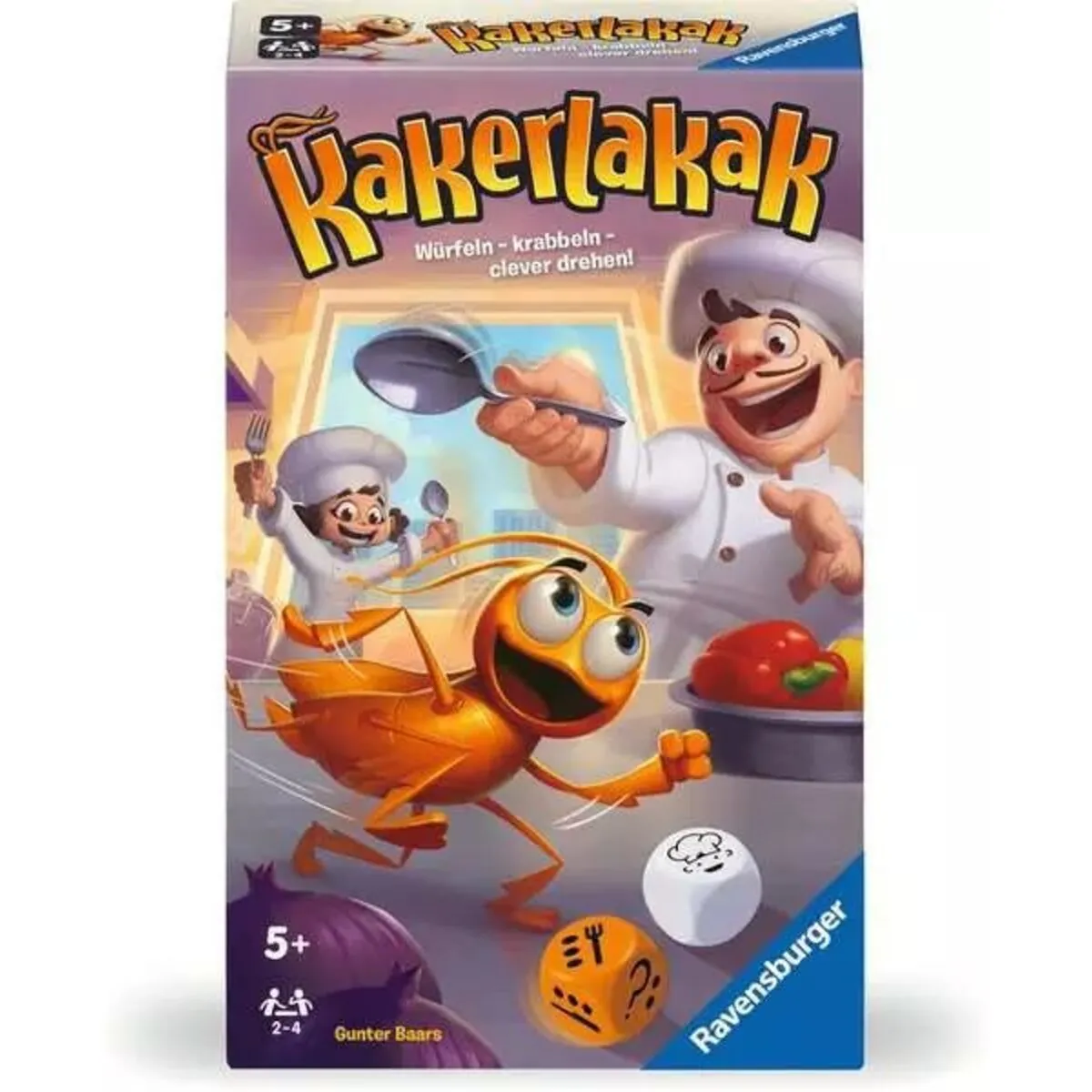 Ravensburger Reisespiel Kakerlakak Hungrig flitzt die Kakerlake durch die Küche