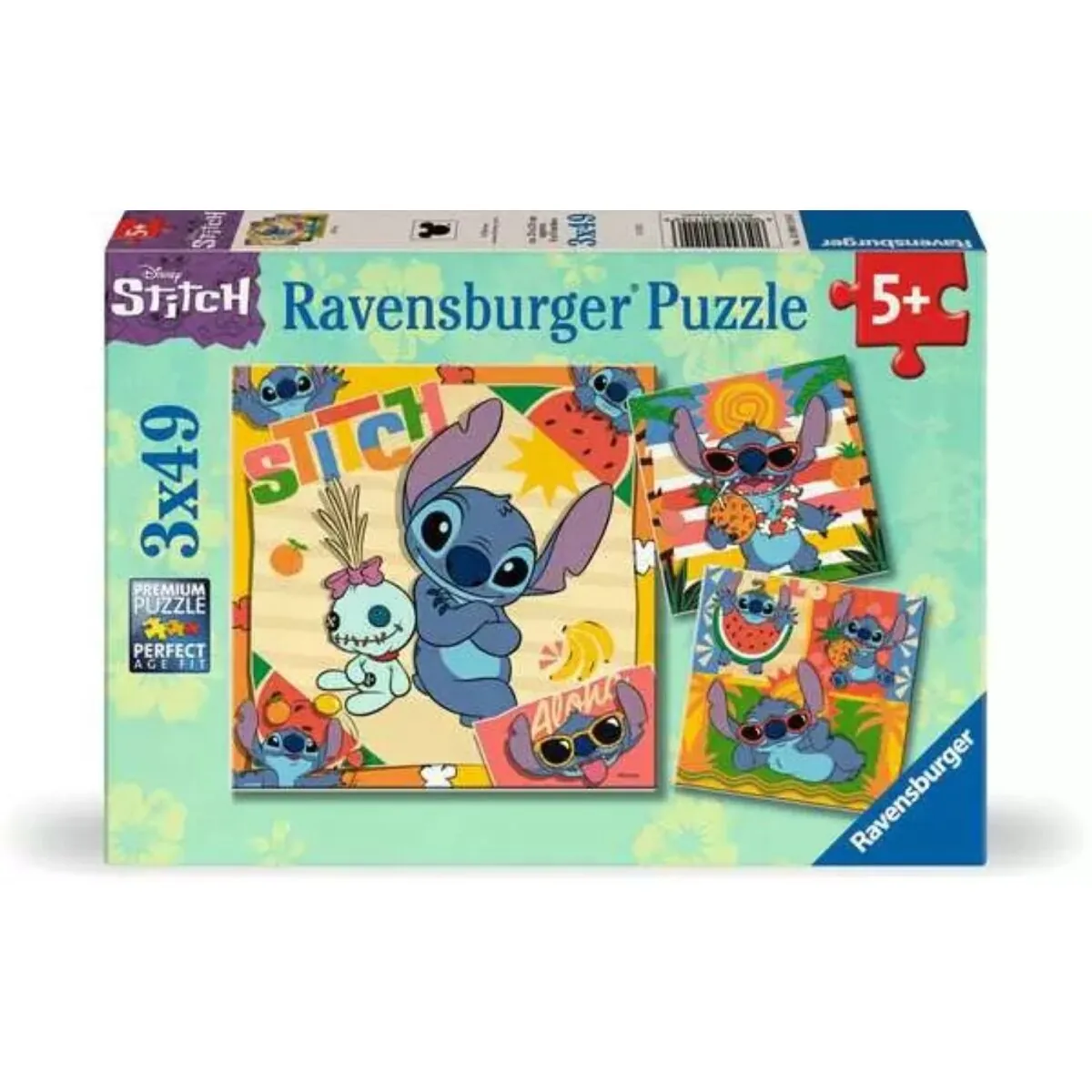 Ravensburger Puzzle - Disney Stitch, 3x49 Teile