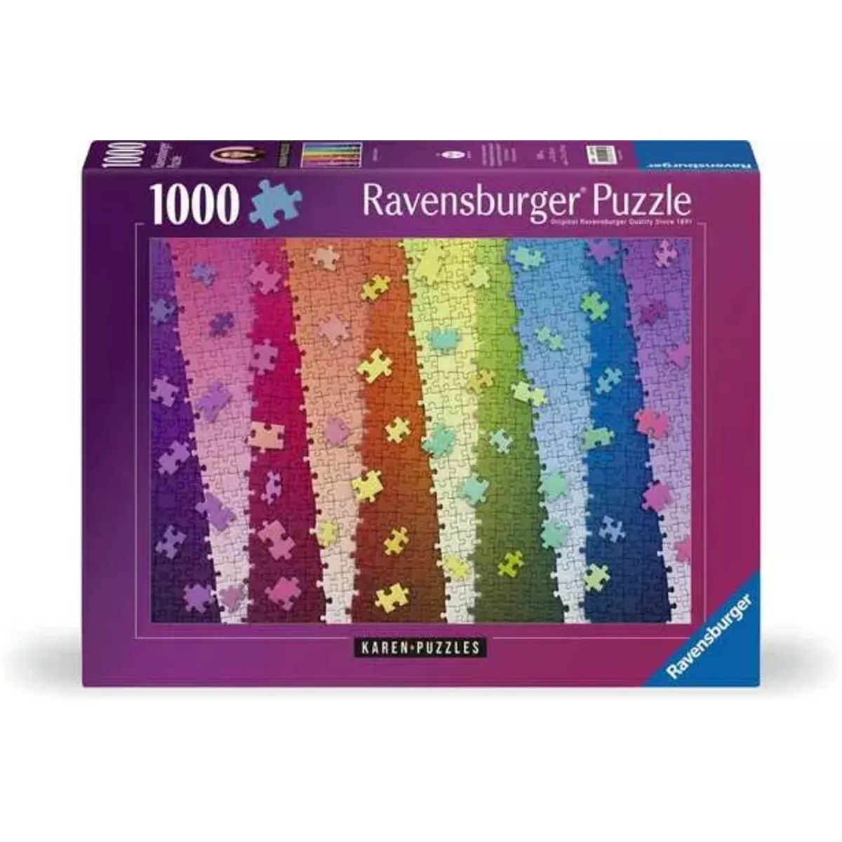 Ravensburger Kunterbunte Puzzleteile, 1000 Teile