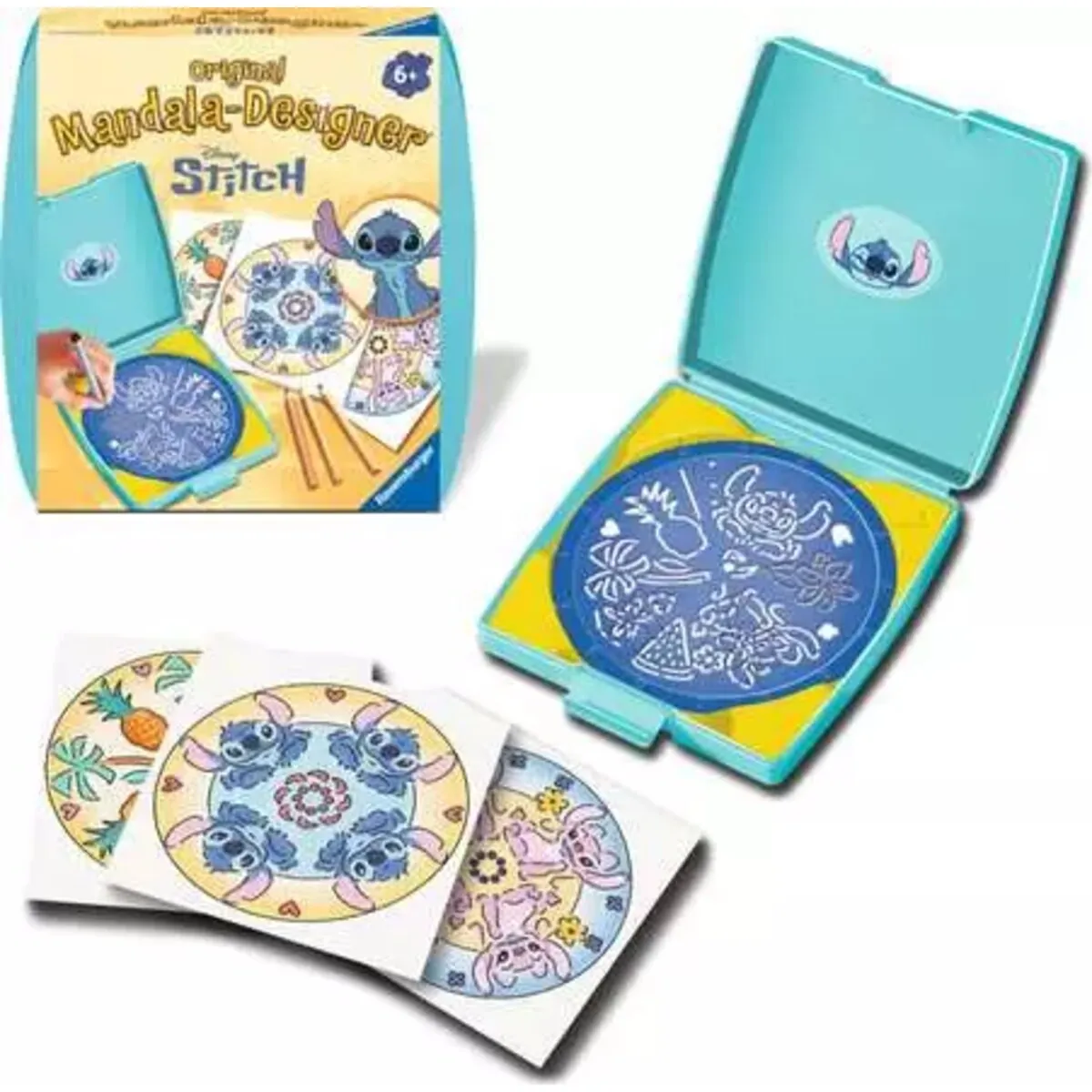 Ravensburger 12028014 Zeichnen lernen Mandala Mini Stitch