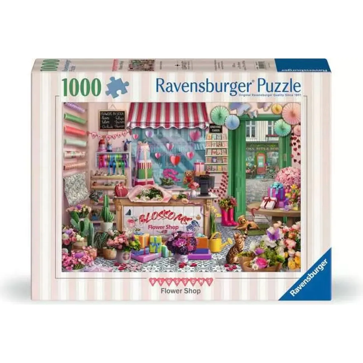 Ravensburger Puzzle der kleine Blumenladen, 1000 Teile