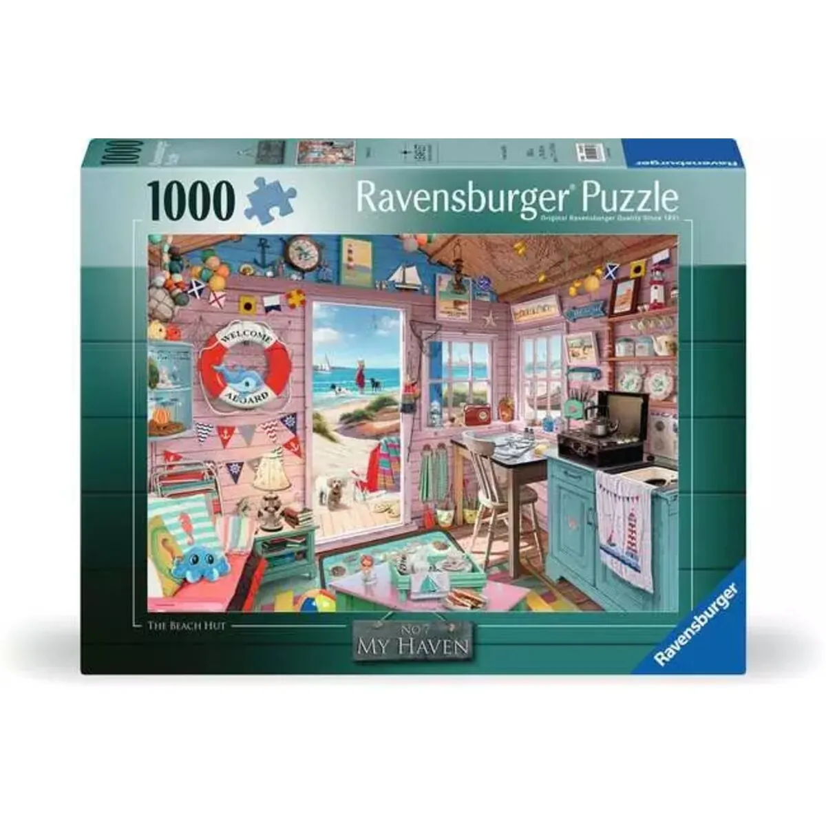 Ravensburger Puzzle Die Strandhütte, 1000 Teile
