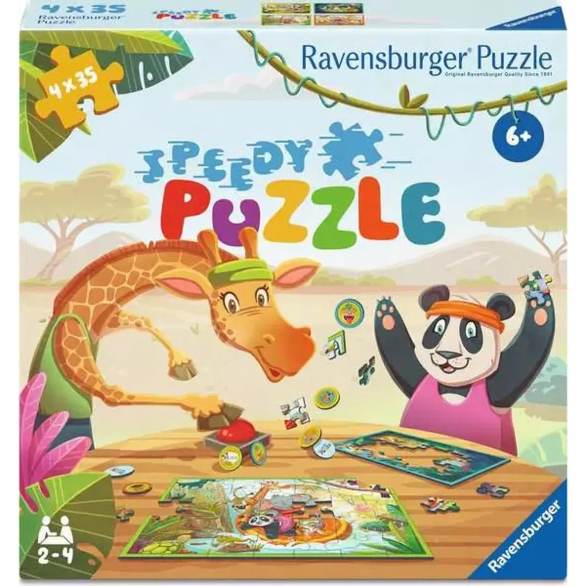Ravensburger Puzzle Speedy Puzzle 4 x 35 Teile