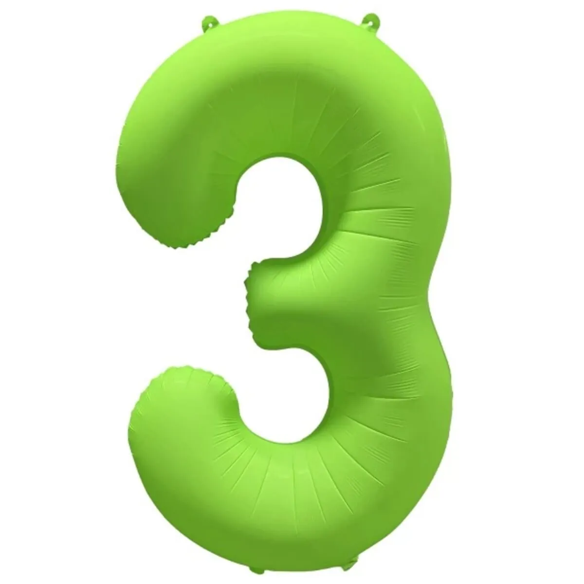 Riethmüller 3 Jahr Figur Ballon Neon Grün Leer 86cm
