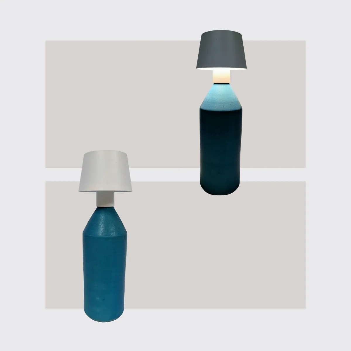 Lampe Türkis LED