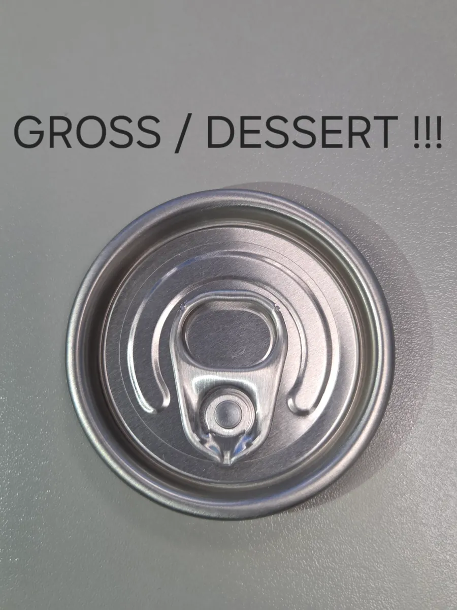 Deckel Dose to Go mit Haken GROSS DESSERT 100 / Strang