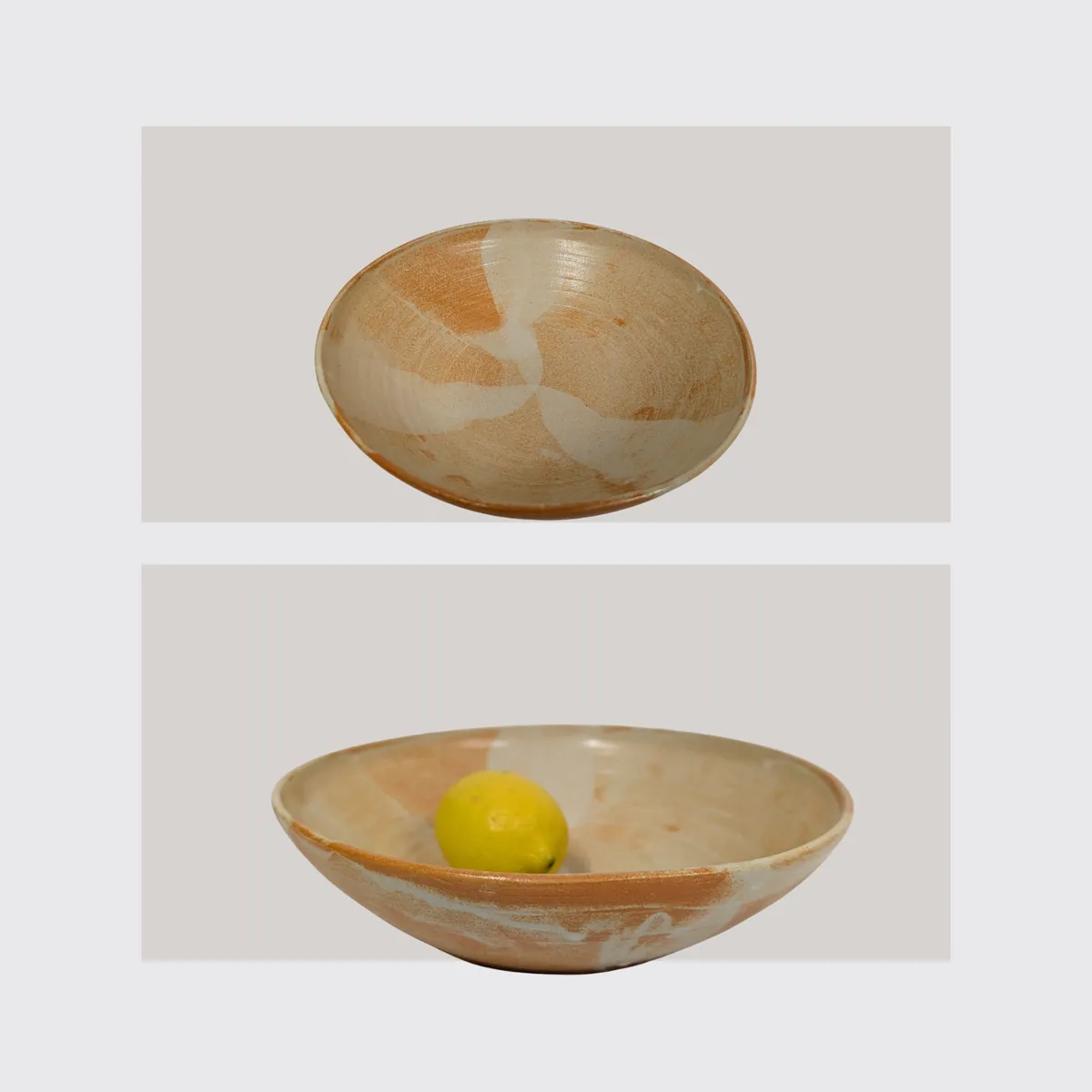 Schale Beige