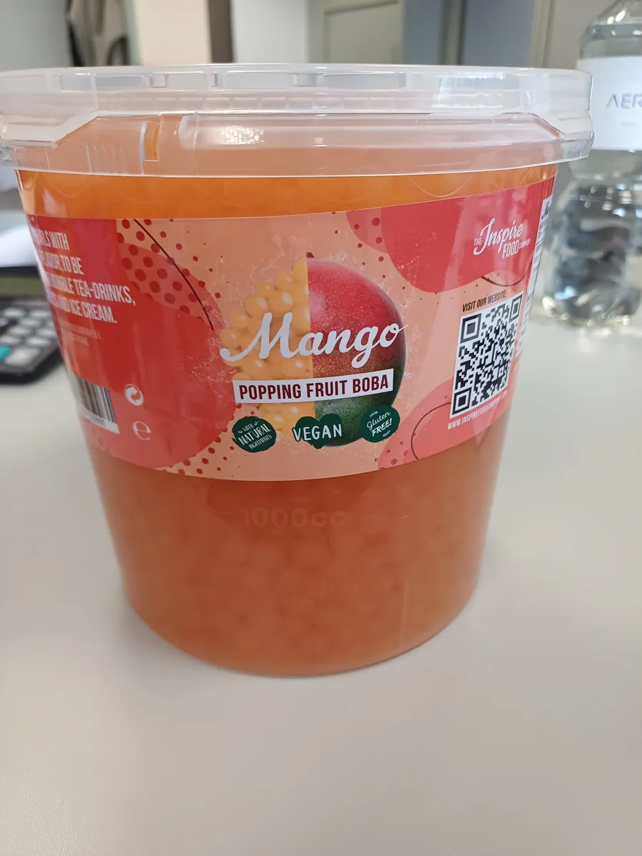 Bubble Tea Perlen Mango/ Pfirsich Zufall 2kg