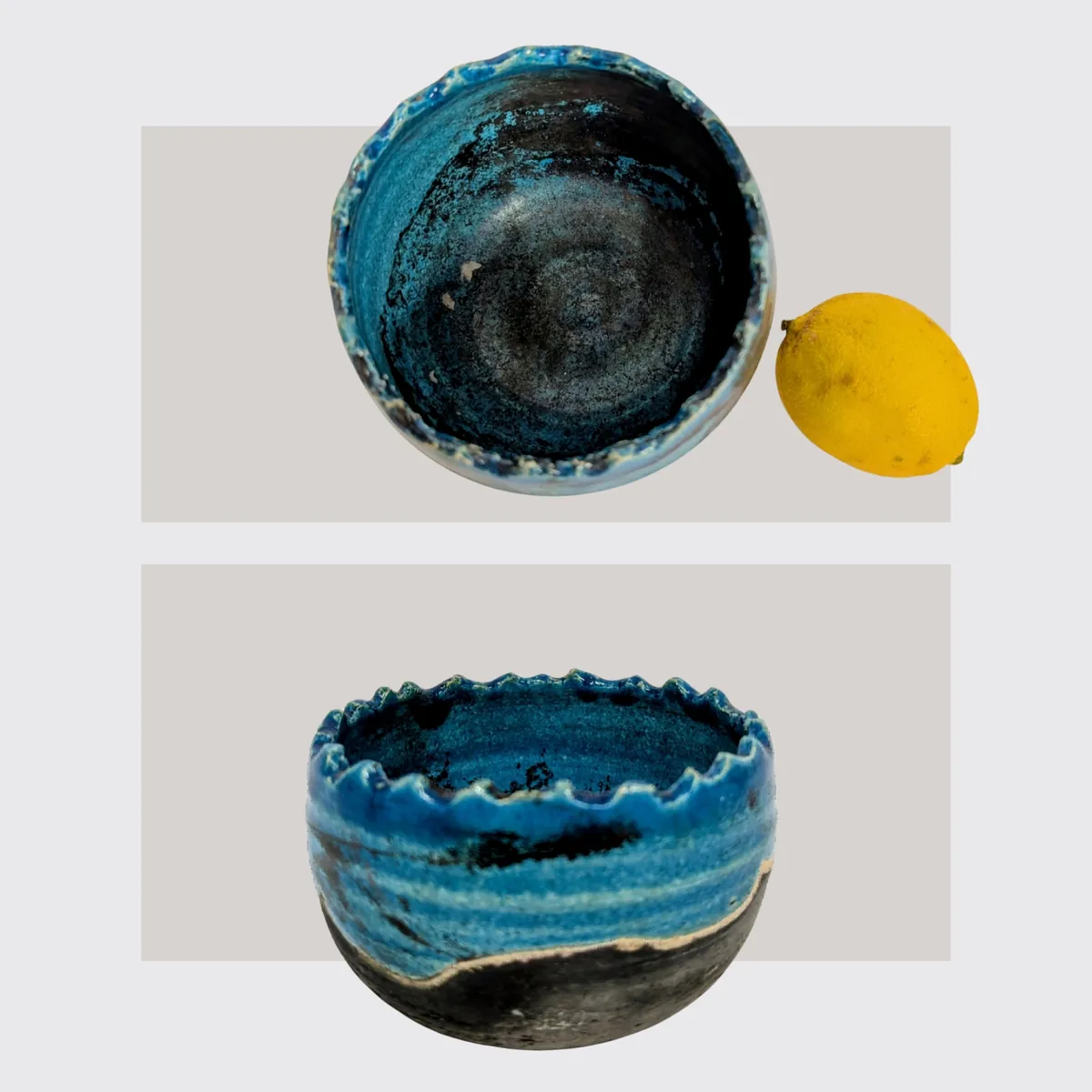Raku Schale/Windlicht