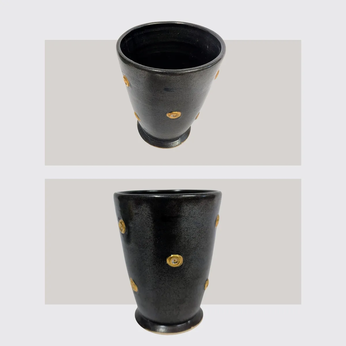 Fürstenbecher mit Goldnoppen klein