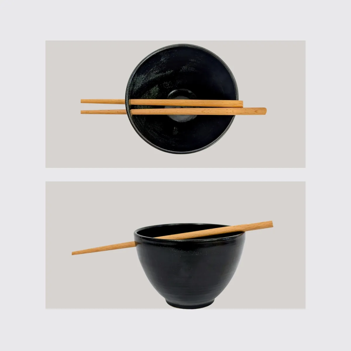 Asia Schale Schwarz