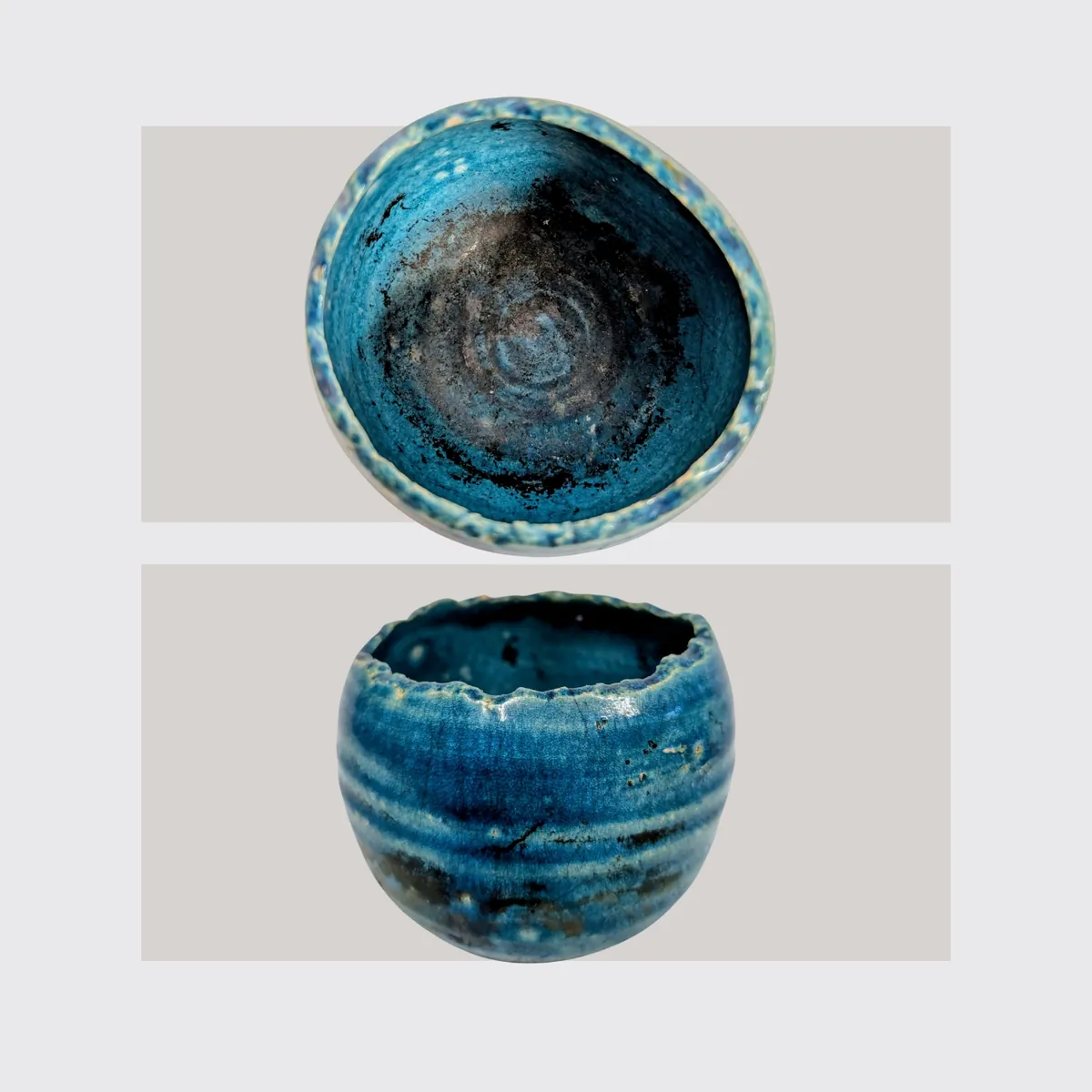 Raku Schale/Windlicht