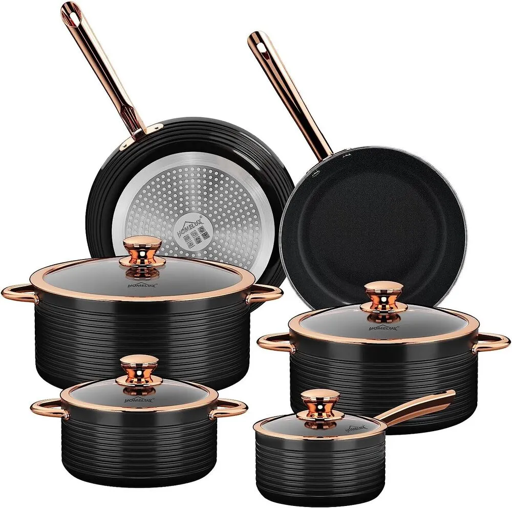 HOMELUX 10tlg Induktions-Töpfe Set