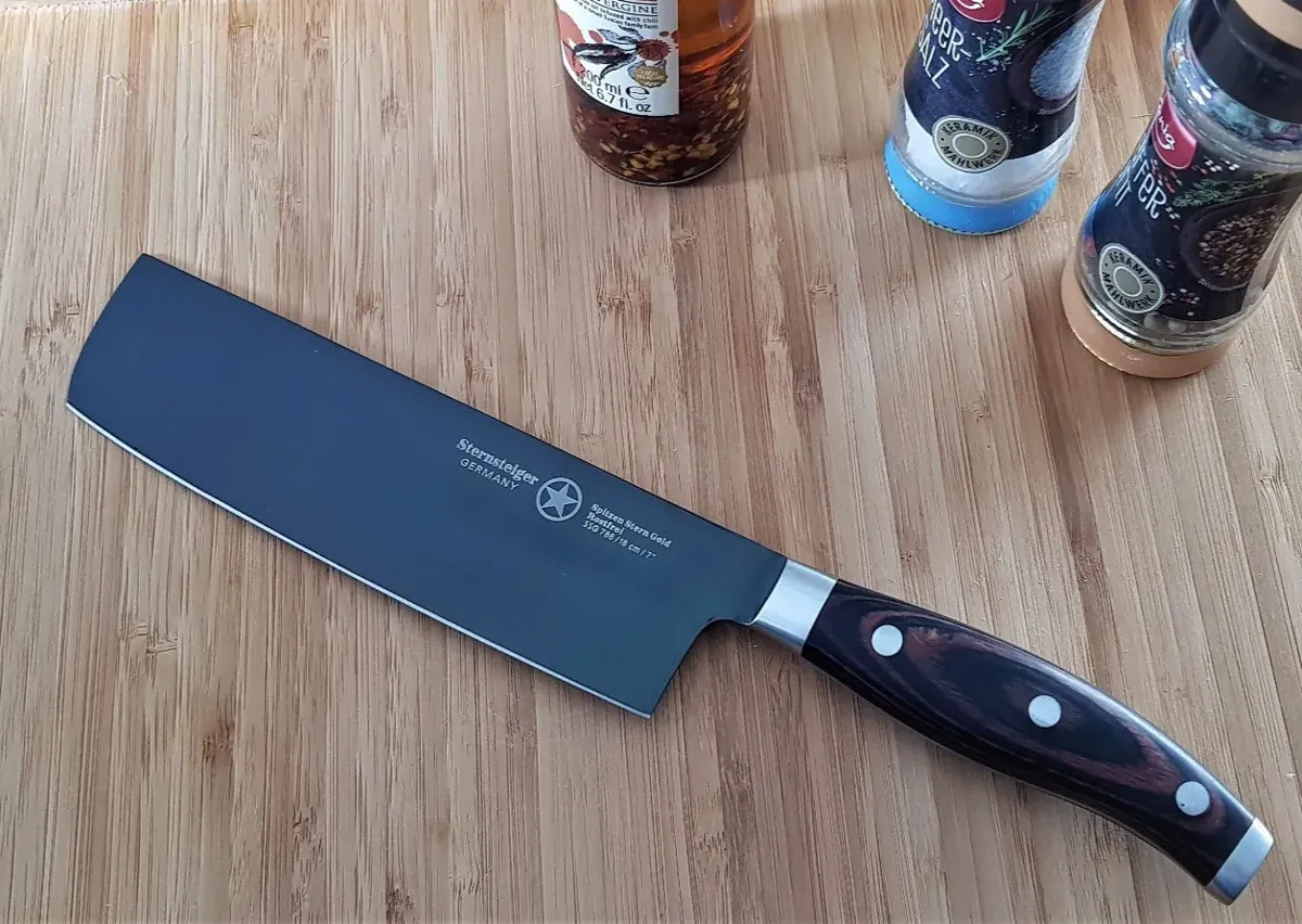 Nakiri-Messer (7"/18cm) | Sternsteiger - Titanium Kollektion