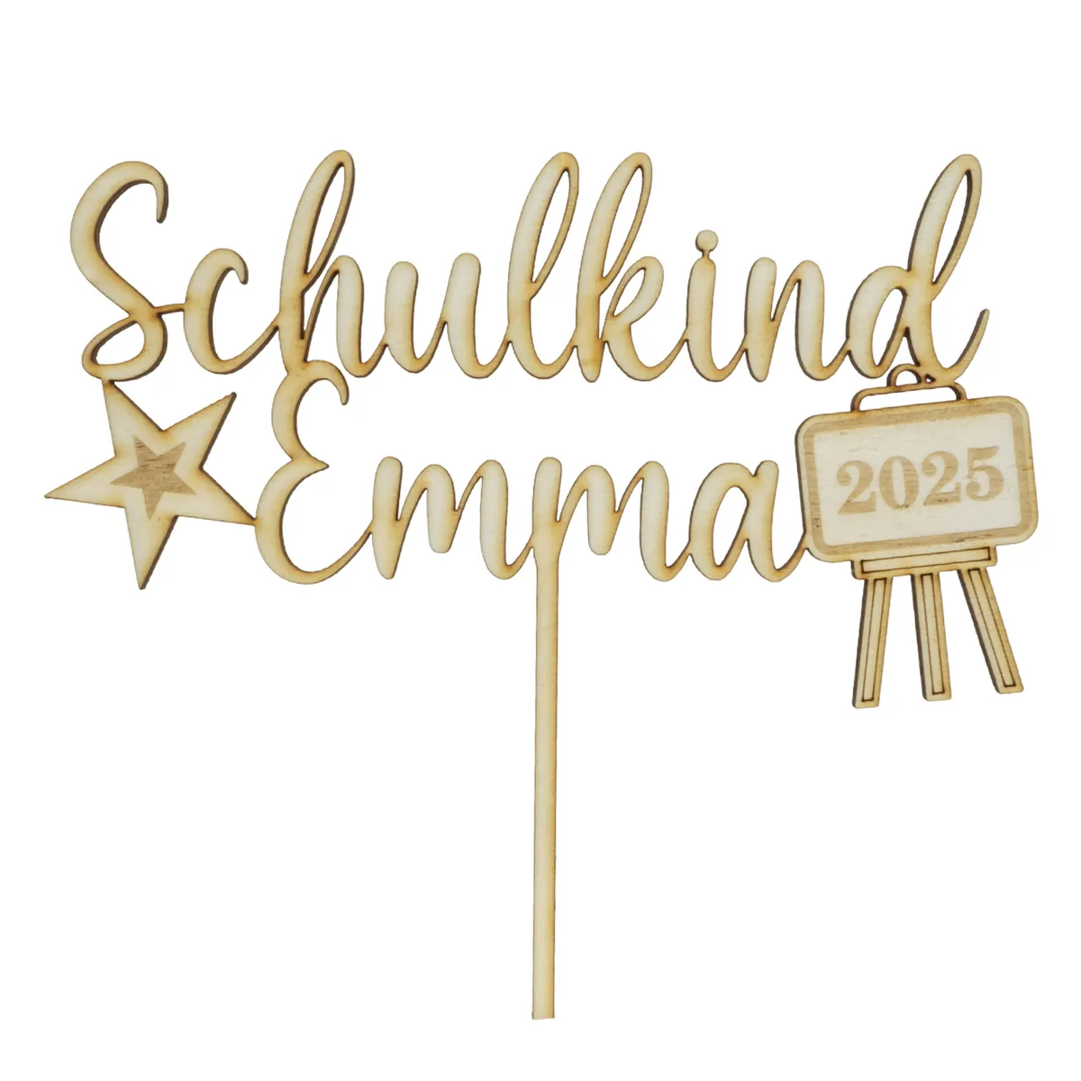 Personalisierte Schulkind Caketopper