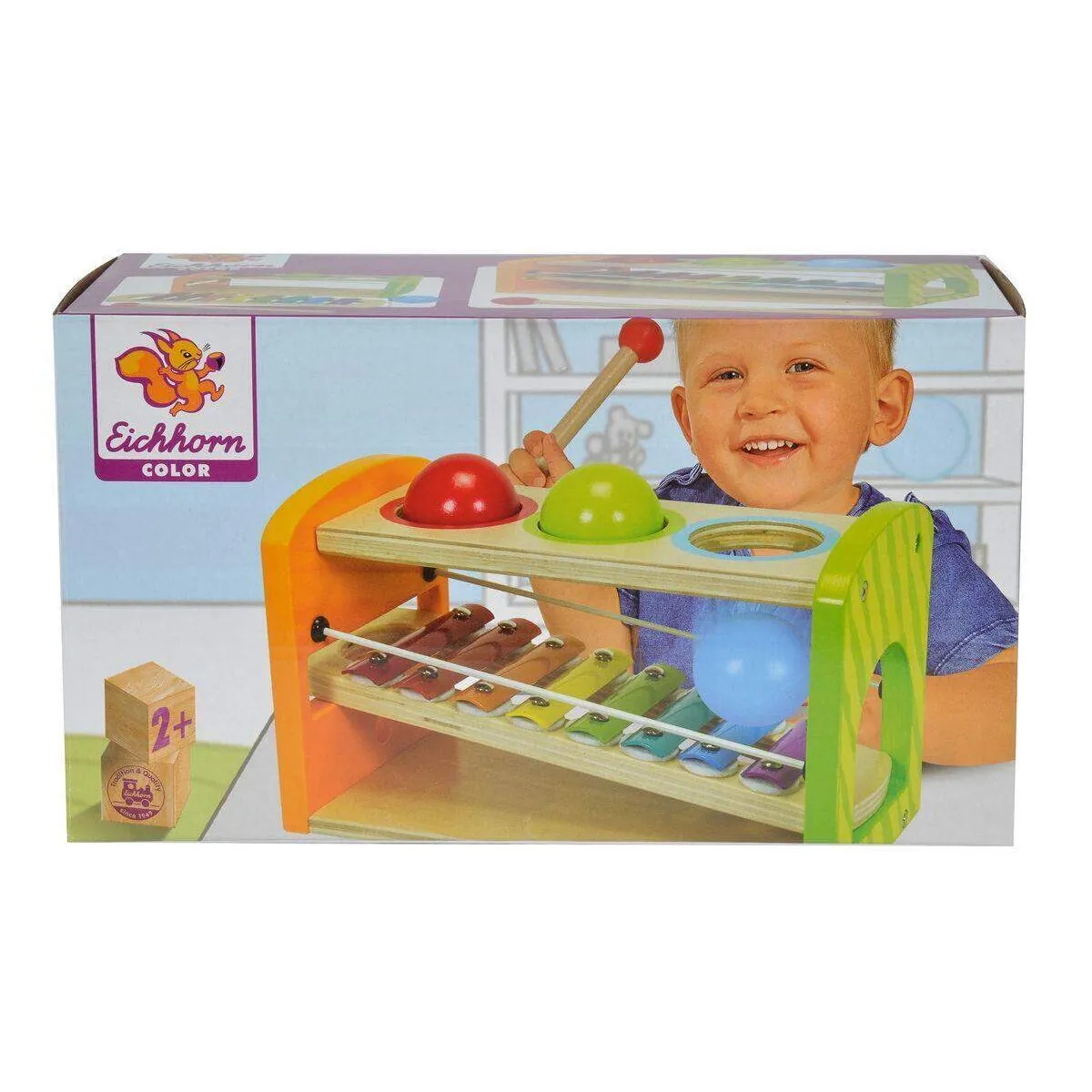 Simba Eichhorn Color Xylophon Klopfbank
