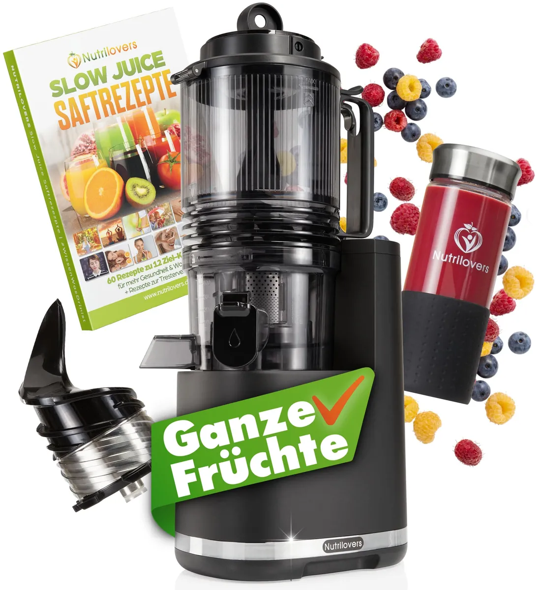 Slow Juicer NUTRI-PRESS MAX+ (B) Ganze Früchte entsaften - 150mm