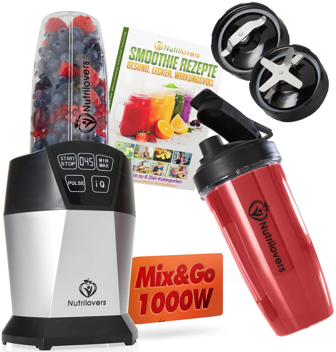 Smoothiemaker NUTRI-BLENDER Standmixer to go 1000W mit Auto IQ