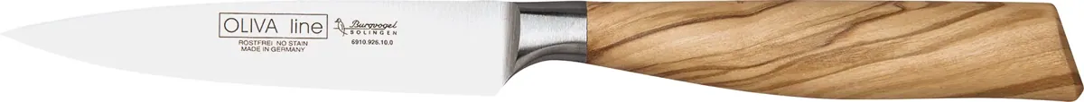 -Burgvogel Cutlery Solingen- Spickmesser Klinge 10cm "OLIVA line"