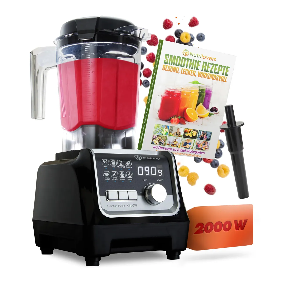 Hochleistungsmixer NUTRI-BLENDER MAX+ 2000W Standmixer, 7 Programme
