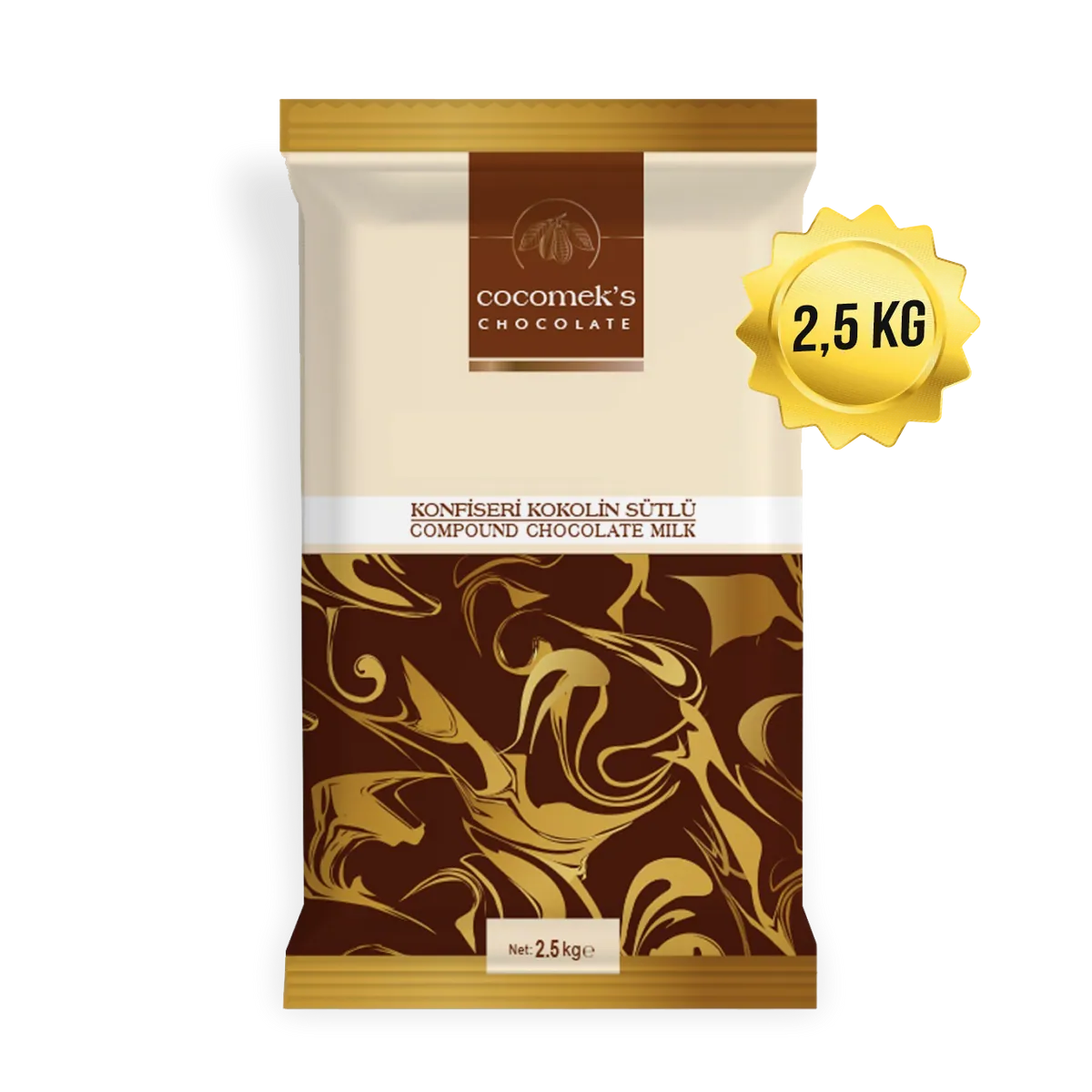 Cocomeks Konfiseri Çikolata Sütlü 2.5 KG