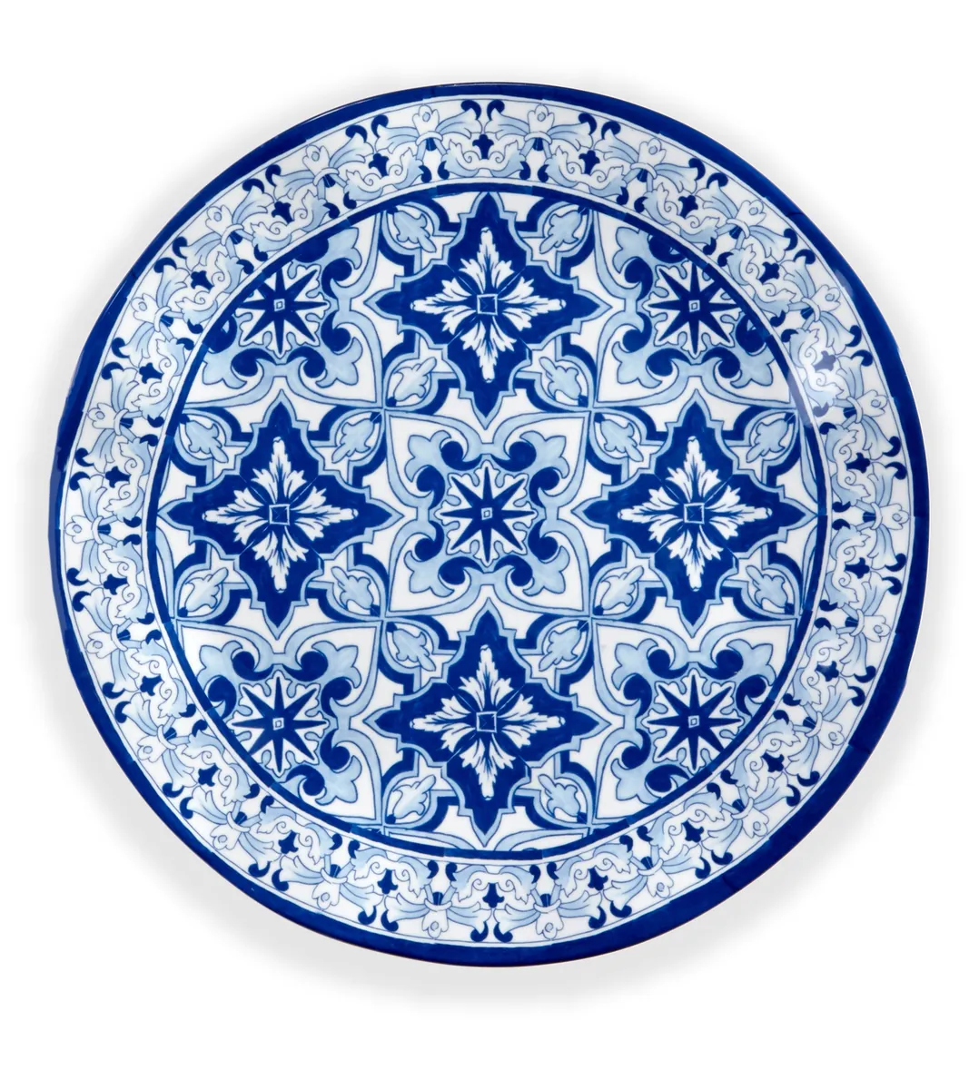 QSQUARED Talavera Blau Teller 27 cm