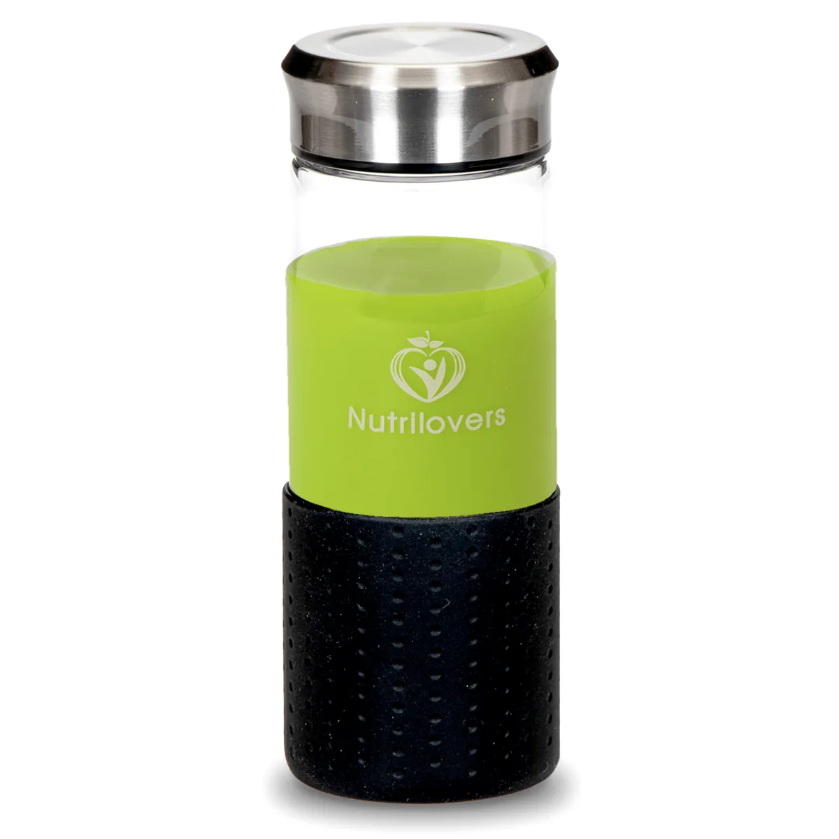 Trinkflasche NUTRI-BOTTLE ICE Gefrierfeste Slow Juice Glasflasche