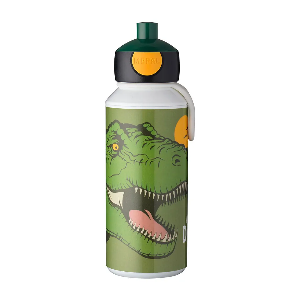Trinkflasche Pop-up Campus 400 ml - Dino