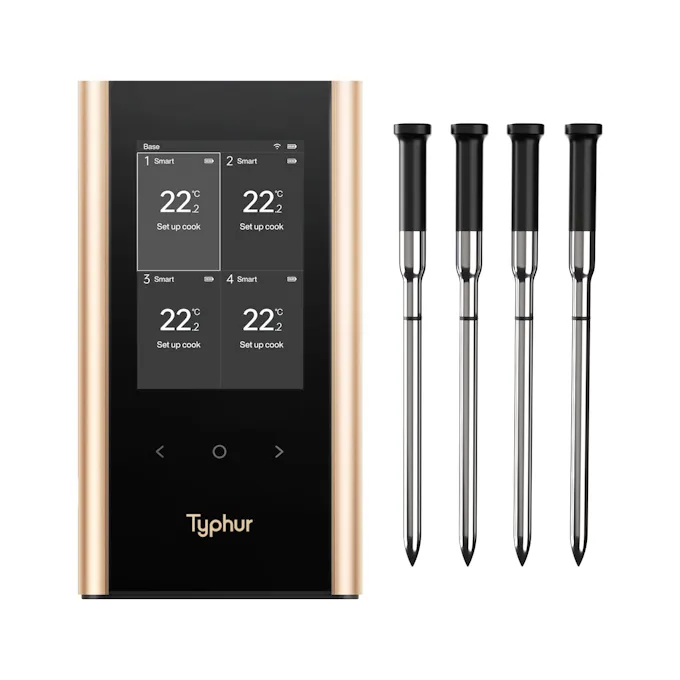 Typhur Grillthermometer SYNC Gold Quad - 4 Thermometer