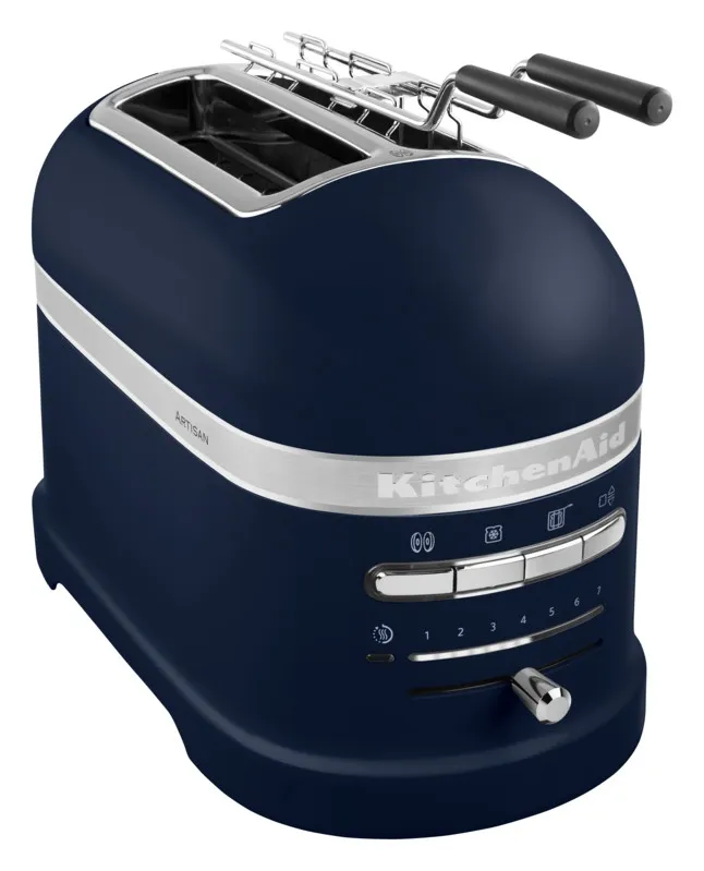 KitchenAid Artisan Toaster 2-Scheiben 5KMT2204EIB Ink Blue mit Sandwichzange