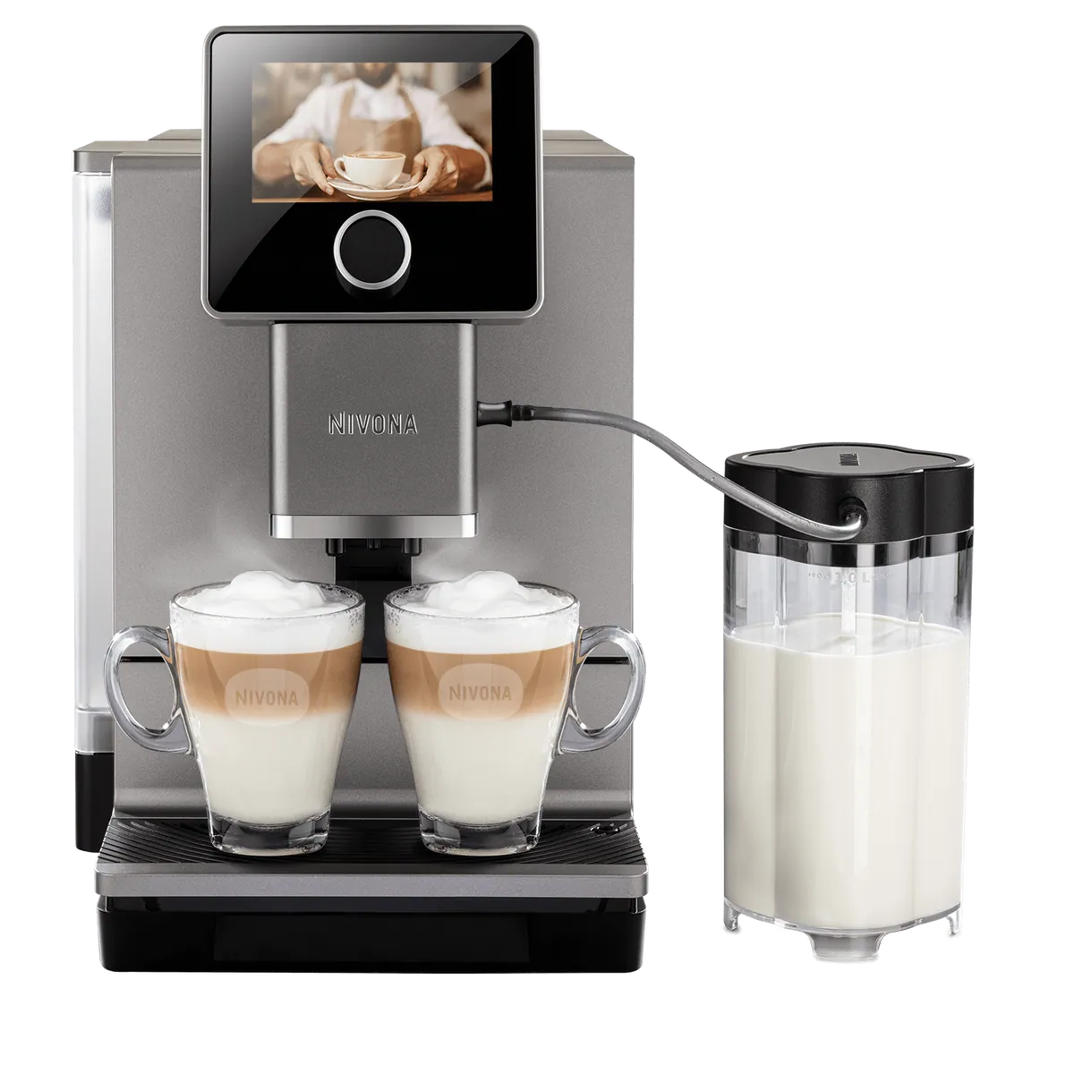NIVONA CafeRomatica Kaffeevollautmat 9er NICR 970 Titan / Chrom