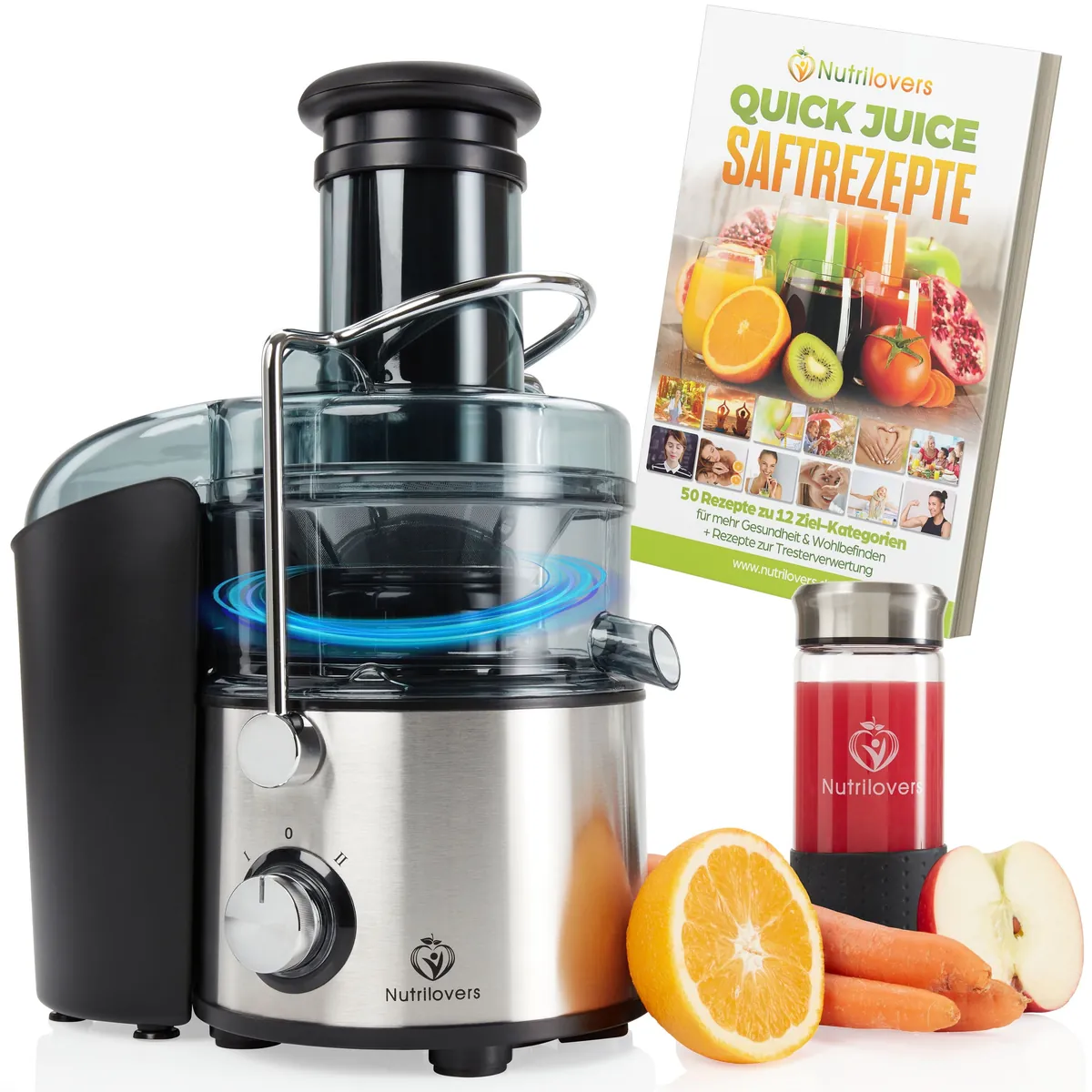 QUICK-JUICER MAX (B) Zentrifugal-Entsafter mit XXL-Einwurf